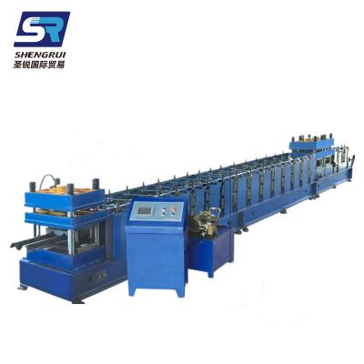 China Automatic Factory Road Construction Crash Barrier W Beam Road Guardrail Manufacturing Machine For Safety for sale