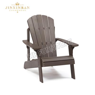 China High Quality Modern Plastic Patio Adirondack Waterproof Garden Chair Chairs Furniture Patio Folding Wood Chair for sale