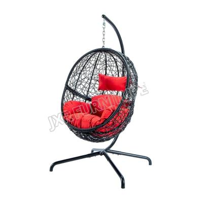 China Modern Drop Shaped Water Swing Chair Garden Swing Egg Shape Wicker Hanging Waterproof Chair for sale