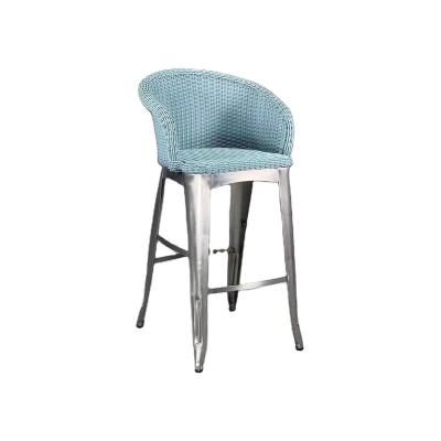 China Durable Home Aluminum Outdoor Bar Chair Villa Bar High Quality Bar Stool for sale