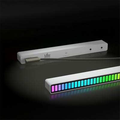 China Voice Control Atmosphere Bar Recognition RGB LED Music Audio Light Pickup Lighting Voice Activated LED Light Bar Gaming Lamp for sale