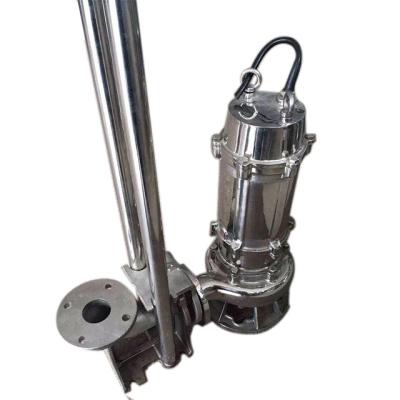 China Discharge For Serious Polluted Sewage From Fa Submerged Elbow Sewage Pump High Efficiency Submersible Pump for sale