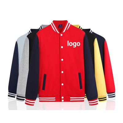 China OEM Bone Custom Embroidered Bone Varsity Sports Varsity Jacket Embroidery Bomber Flight White Plain Mens Baseball Jackets for sale