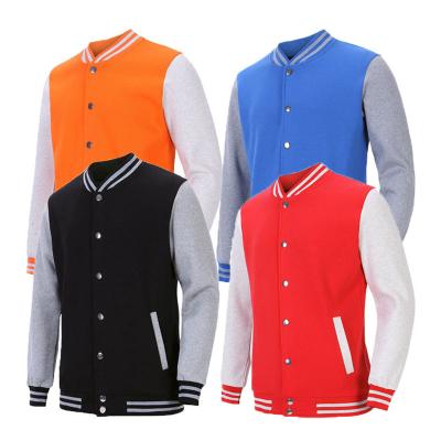 China Viable Custom Letter Print Men's Patchwork Custom Made Letter Varsity Baseball Jackets Oversize Embroidery Baseball Varsity Jacket Jacket for sale