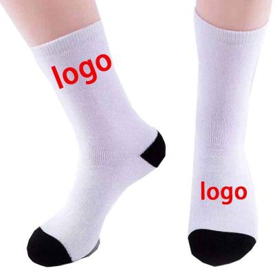 China Wholesale cheap unisex sublimation blank socks QUICK DRY designer men women white animal crew custom printed sublimation socks for sale