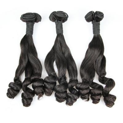 China Magical Wave Curly Virgin Hair Extensions 100% Silky Straight Fumi Virgin Human Hair for sale