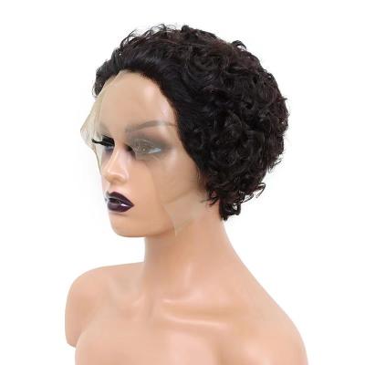 China Wholesale Jerry Curl Xuchang Factory Supplier Short Bob Wig Curly Remy Lace Front Wigs For Women for sale