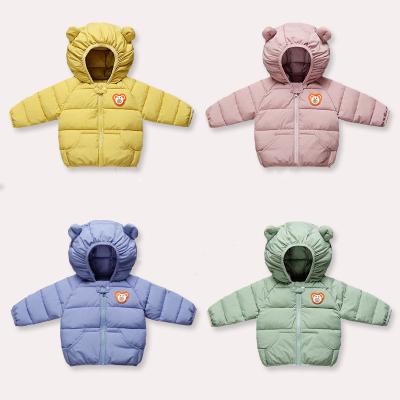 China Toddler Winter Coats Breathable Cotton Outwear Baby Boy Girl Hooded Padded Jackets For Winter Casual Wear for sale