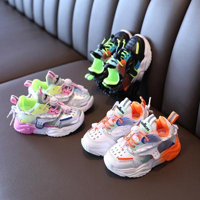 China Hot Selling Lightweight Girls Toddler Girl Kids Shoes Infant Boys School Student Mesh Children Casual Breathable Baby Boy Shoes 2021 for sale