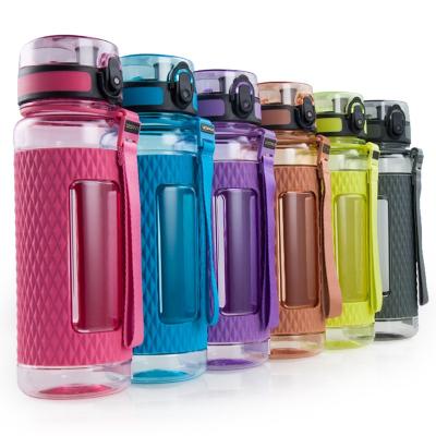 China 350 450ml 950ml Viable High Quality Unbreakable Safe and Healthy Water Bottle BPA Free for sale