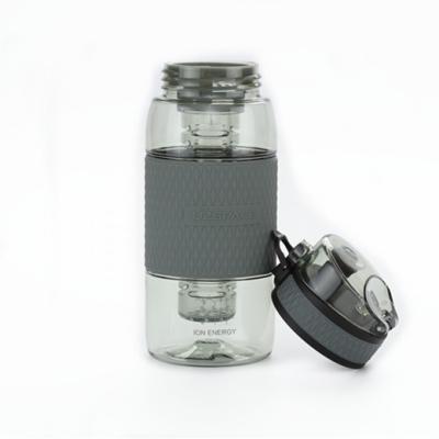 China 380 ml Diamond Pattern Ion Viable Energy BPA Free Stylish Plastic Crystal Water Bottle for sale