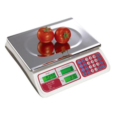 China Stainless Iron Camry-JC31/JE31 OIML Approved Electronic Price Counting Model Scale Weighing Scale 15kg/10g Dual-digital Display 30kg/10g for sale