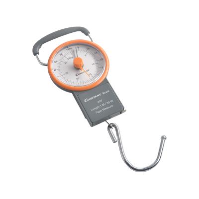 China Constant-188E Stainless Iron And Plastic Spring Household Portable Scale 50kg Weighing Portable Hook Scale No Batteries Luggage Scale for sale