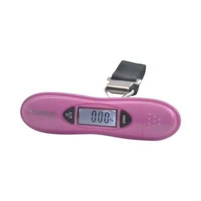 China Constant-728E Metal and Plastics Electronic Luggage Scale 50kg/110lb Small Scale Electronic Handheld Portable LCD Display for sale