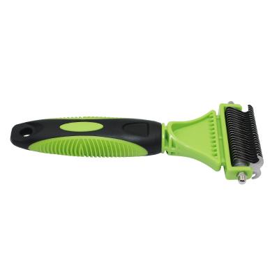 China BP12-23 Viable High Quality Pet Grooming Tool Pet Dematting Undercoat Rake Blade Comb For Tangle Removal for sale