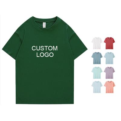 China 100% Oversized Anti-Wrinkle Cotton Plain T-shirt Heavy Weight 250g Custom Foam 3d Screen Logo Men Puff Print Tee T Shir for sale