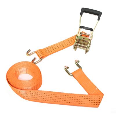 China Transportation China Manufacture Quality 2 Inch 50mm*5t Tie Down Strap With U Hook for sale