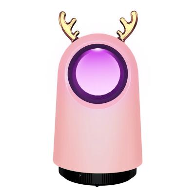 China USB Rechargeable Battery Pet Viable Cute Deer Mosquito Killer Net Mosquito Lamp With LED Lamp For Home Office for sale