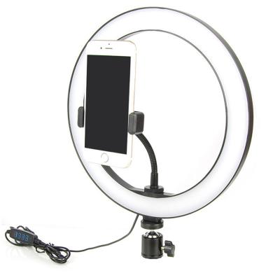 China New Arrival OEM 10 Inch Smart Phone Holder Sufficiency 2.1m Adjustable Tripod Stand Led Lamp Camera Selfie Ring Light for sale