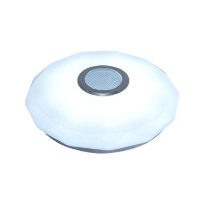 China Hot Selling Outdoor Mounted Wifi BT Smart Ceiling Light With Remote Control Music Speaker Bedroom LED Colorful Light Mobile APP for sale