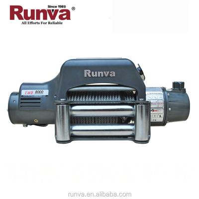 China Runva AUTO CE Approved 8000 lbs Electric Car Winch 12v for sale