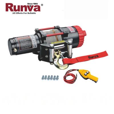 China Hot Selling ATV/UTV Runva CE Certification Clutch Full Spooling Power Cable Pulling Winch for sale