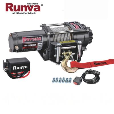 China ATV/UTV Runva ATV 12v 3500 lbs high speed electric winch for sale