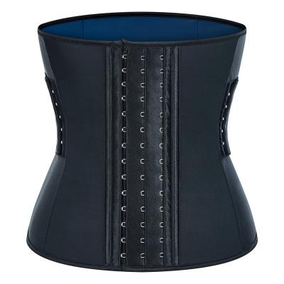 China Sports Fitness Waist Trainer Detachable Breathable Support Belt Sweating Latex Waist Train Corset for sale