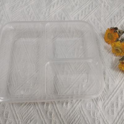 China 500ML 650ML 750ML 1000ML Disposable Clear Packaging Microwavable Plastic Food Container for sale