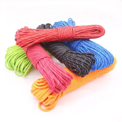 China Nylon Braided 66 High Tensile Nylon Paracord For Outdoor Survival Tactical Paracord Bracelet for sale