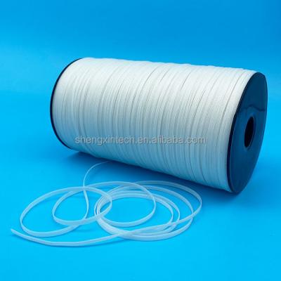 China 100% pure PTFE fber most popular braided corrosion resistant PTFE pulling tape for Fringe cover sleeve for sale