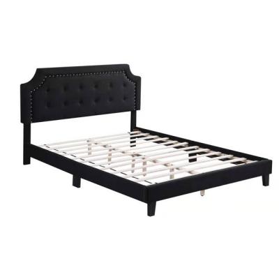 China Dismantle latest new brand bed frame with single headboard for apartment for sale