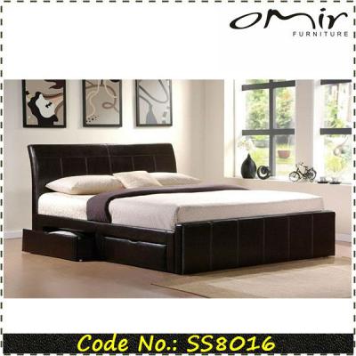 China Soft Modern Wave Bed PU Bed Hydraulic Storage Bed SS8016 for sale