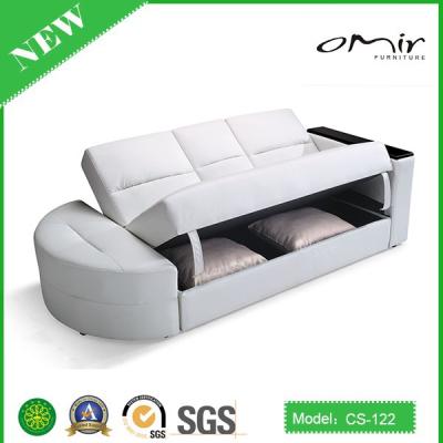 China 20 Feet Container For One Item PU Leather Sofa White Sofa Bed for sale