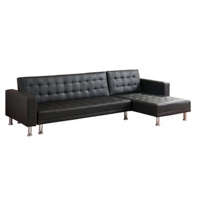 China Foldable Faux Leather Sofa Designer Corner Sofas Bed Sale for sale