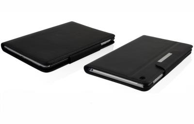 China Schwarze Sam-Haut Tablette PC Leder-Kasten-Geldbörse für ipad 2/ipad 3/ipad 4, PU-Leder zu verkaufen