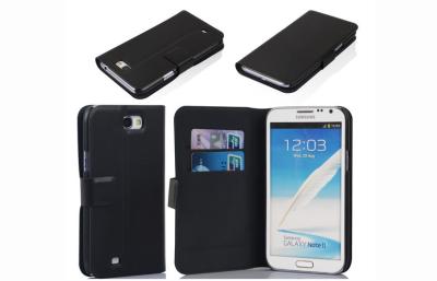 China Extra Slim Mobile Phone Leather Case For Samsung Galaxy Note 2 N7100 Cell Phone for sale