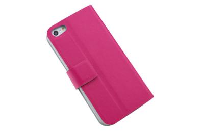 China Ultra Slim Flip Apple iPhone Leather Cases with Cowhide Leather For iPhone5 for sale