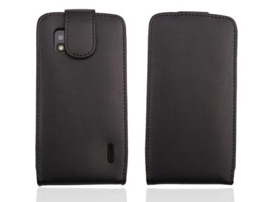 China Custom Cow-skin Genuine Leather Case Cover Vertical Flip Pouch For LG P880 Optimus 4x HD for sale