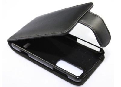 China Cowhide Genuine Leather Case Cover Vertical Flip Phone Pouch For LG P920 Optimus 3D for sale