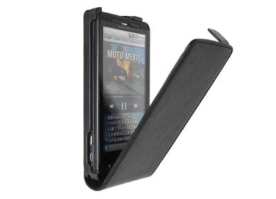 China Business Style Vertical Leather Case Phone Pouch For Motorola Droid X MB810 MB811 for sale