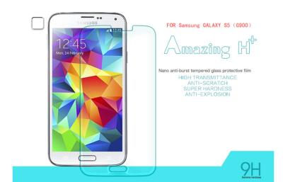 China Samsung S5 Glass screen protector , GALAXY S5 G900 screen film Guard for sale