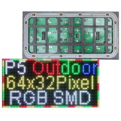 China 1/8scan 320*160mm Pixel 64*32 HUB75 LED Panel Kinglight SMD2525 LED Wall Screen Outdoor P5 RGB Full Color Video Outdoor Full Color Module for sale