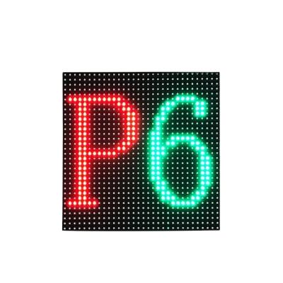 China outdoor smd2525 rgb led display module 192x192mm, 32x32 led matrix outdoor business P6 full color led advertising panel P6 for sale