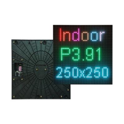 China SMD2121 Indoor Indoor Led Module 64x64 Pixels Display Rental Screen Led Wall Panel 250x250mm 1/16s RGB Dot Matrix Panel Full Color P3.91 for sale