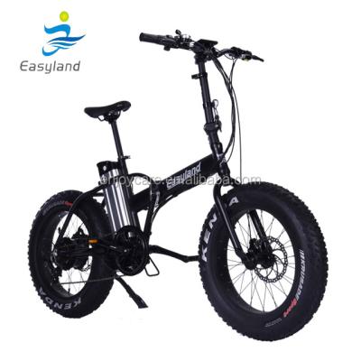 China Aluminum Alloy 20inch Fat Tire Electric E-Bike Foldable Bicycle with 20inch 500w for sale