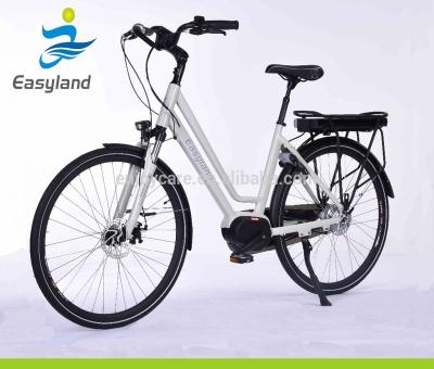 China Aluminum Alloy 700C Mid Motor Electric Bicycle EL-DB7008L With Lithium Battery for sale