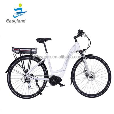 China 2017 new popular stysle aluminum alloy wheel 700C city electric bike for sale