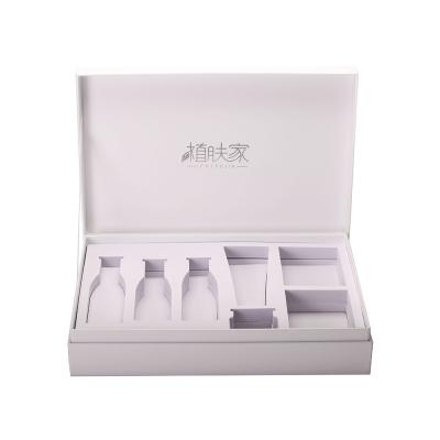 China Christmas Promotion Handmade Book Shaped Flip Foil Paper Boxes Empty Cosmetic Package Box For Cosmetics Makeup Essential Oil Gift Box for sale