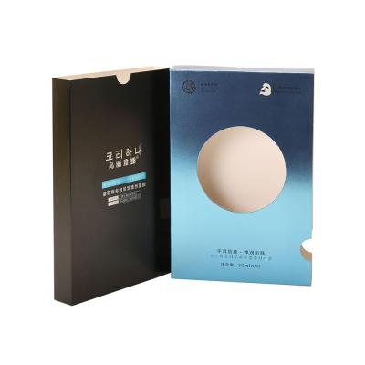 China Free Sample Custom Recycled Drawer Type Luxury Cheap Eco-Friendly Folding Cosmetic Facial Mask Packaging Gift Boxes For Free Design for sale